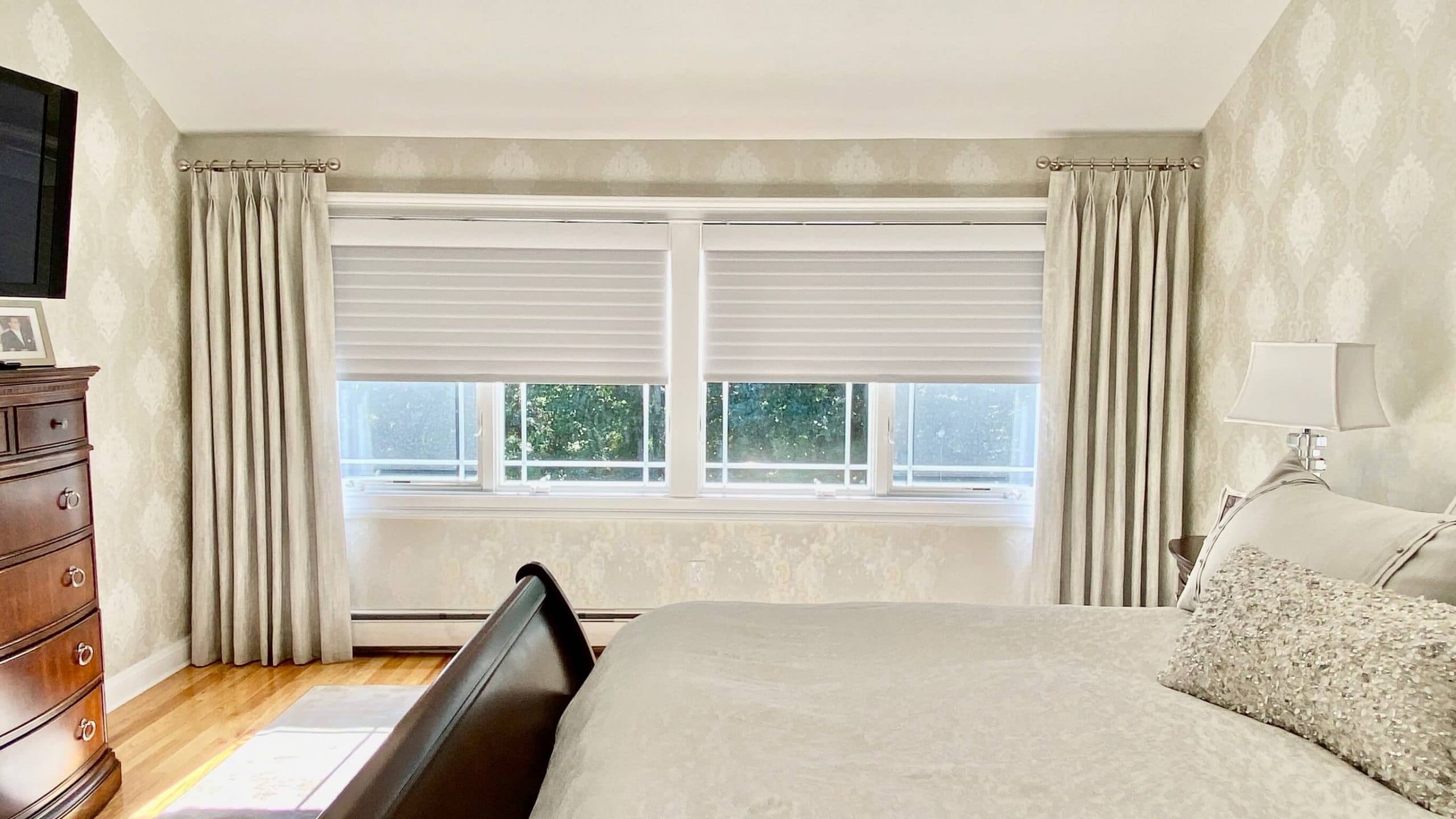Hunter Douglas Silhouette sheer shadings diffusing daylight